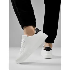 Men's Fashionable Lace Up Low Top Sneakers, Casual Comfortable Breathable Sports Shoes, Trendy All-match Sneakers for Daily Wear, Closed
