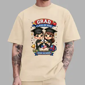 Class of 2026 Graduation T-Shirt  Cute High School Grad Tee - Back to School Gift USA