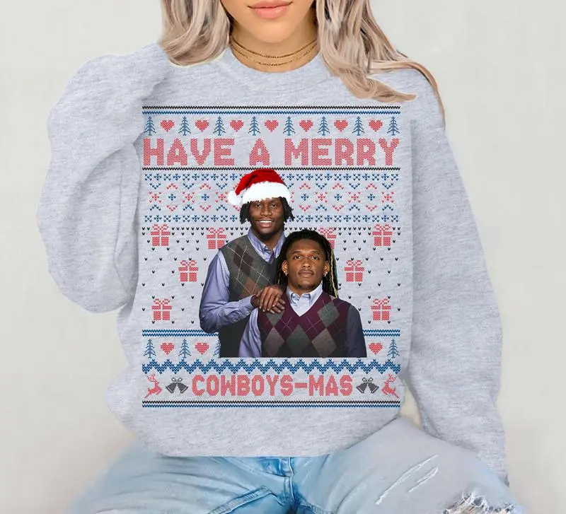 Have A Merry Pickens Lamb Christmas Ugly Graphic Sweatshirt, Best Duo Pic And CeeD Christmas Sweater, Gift for Christmas