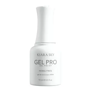Kiara Sky Gel Pro - Splash Of Milk HEMA-Free + TPO Free Nail Gel Polish | Intense Pigmentation, Long-Lasting Wear | Finish: Cream 15ml