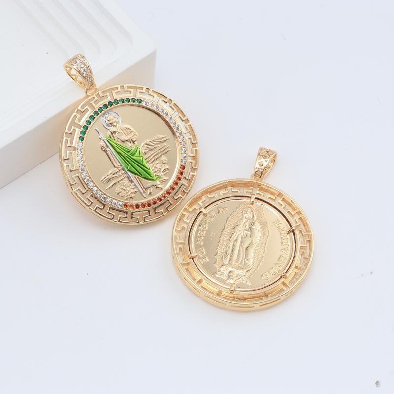 Centenario Necklace 14k Gold Plated Mexican 50 Pesos Centenario Pendant for Men Cuban Link Rope Chain Centenario Necklace 14k Gold Plated Mexican 50 Pesos Centenario Pendant for Men Cuban Link Rope Chain