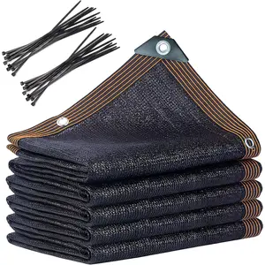 95 shade cloth for garden 10 x 20 ft sun shade mesh tarp with grommets sunblock net for outdoor plants greenhouse patio canopy garden pergola dog house chicken coop black