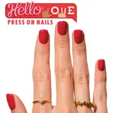 Hello Love Press-On Nails: Short Square
