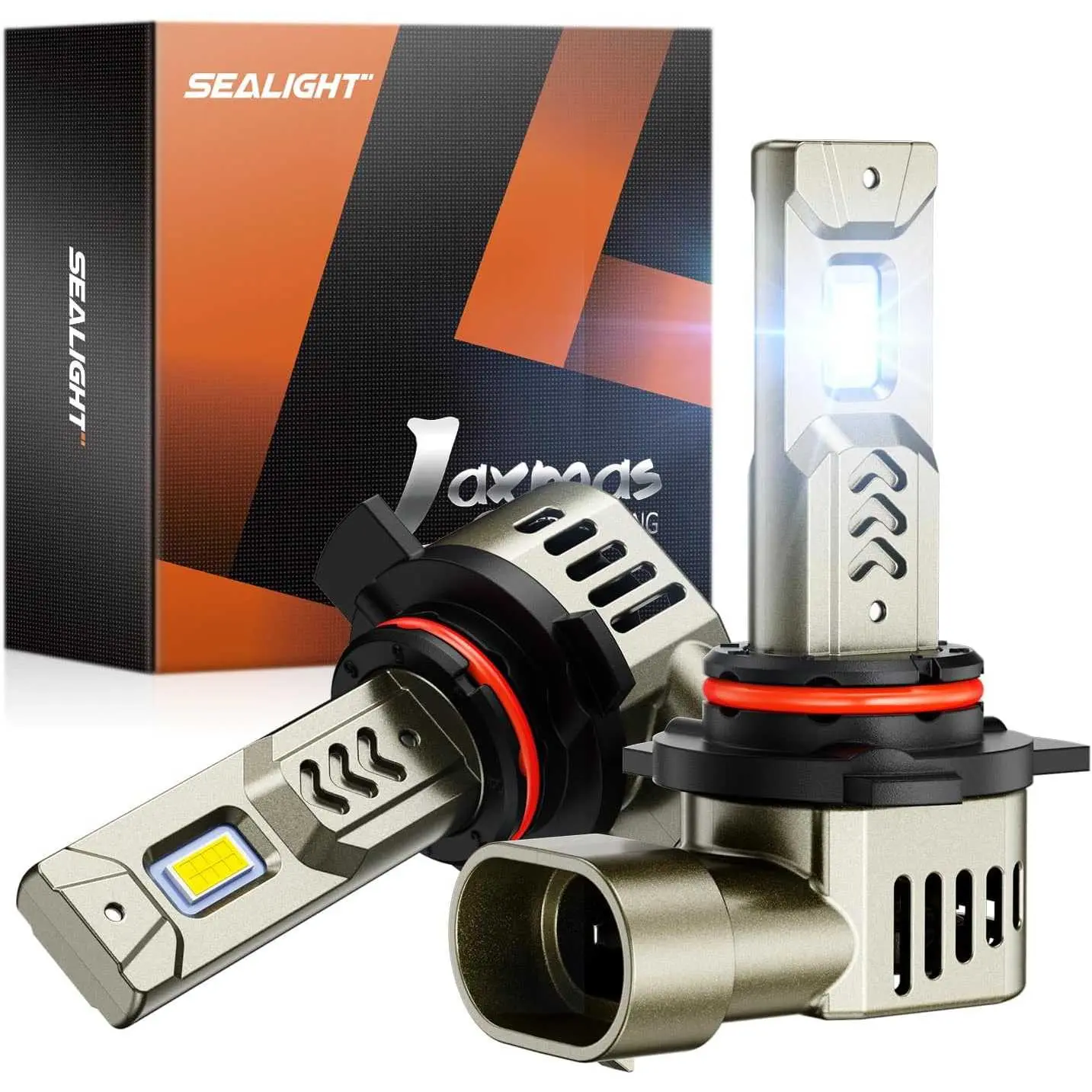 2013 Dodge Dart 9012/HIR2 90W 6500K White IP68 LED Headlight Bulbs 2PCS SEALIGHT L2S