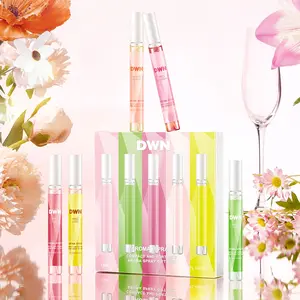 Limited-Edition Floral-Fruity Women's Perfume Gift Set, 5 Vials X 10ML, Aromatherapy Air Purifier, Long-Lasting Freshness, Optimal Well-Being, Perfume Sets
