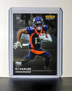 KJ Hamler Rookie 2020 Panini NFL #24 Rookie Spotlight Card Denver Broncos