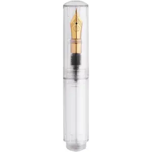 2.0 Mini Pocket-Size Eyedropper Fountain Pen F Nib 0.5mm Transparent