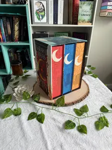 Crescent City Trilogy – Sprayed Edge Edition by Sarah J. Maas