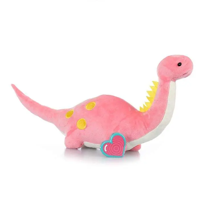 Pink Dinosaur - Keepsake Kit with Recordable Heart - Soft 15 Inch Plush Toy for Expecting Mothers, Plays Baby's Heartbeat with Each Hug