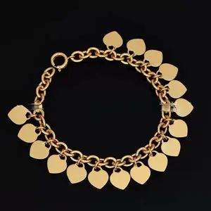 Love bracelet bracelet foreign trade same style new thick chain OT buckle bracelet