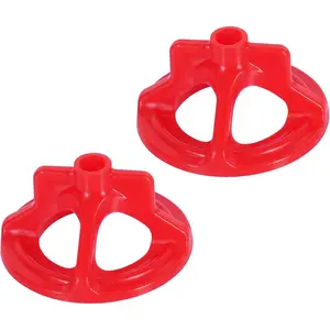 Tile Leveling System, 1/16 Inch, 1/8Inch, 1/32 Inch, 200 Pieces Red (200 caps, 1/8-1/16-1/32)