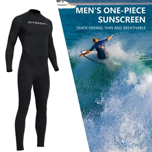 Men Diving Skin Clothes Long Sleeve Sunscreen Snorkeling Surfing Swimsuit Cold Proof Anti-scratch Breathable Outdoor Accessories