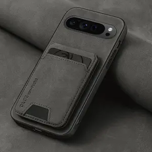 PU Leather Phone Case with Card Slot, Smartphone, 1 Count Durable Magnetic Phone Protective Cover, Phone Accessories Compatible with Google Pixel 9 7 8, Casing