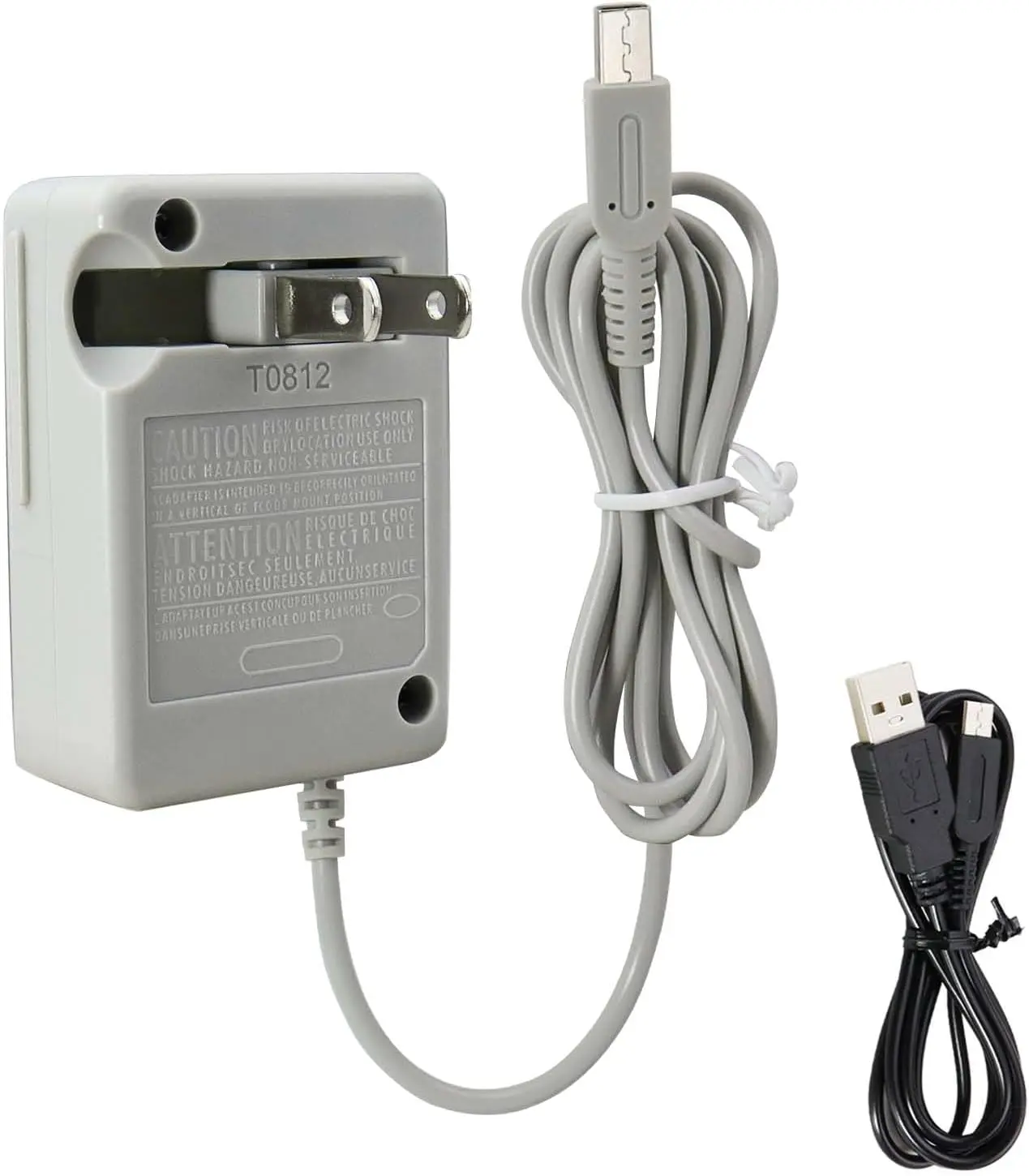 3DS Charger AC Adapter Compatible with DSI  Consoles, Portable Replacement Charger Accessory kit with USB   for 2DS/ 2DS XL/3DS/ 3DS/3DSXL/ 3DS XL/DSi/DSi XL