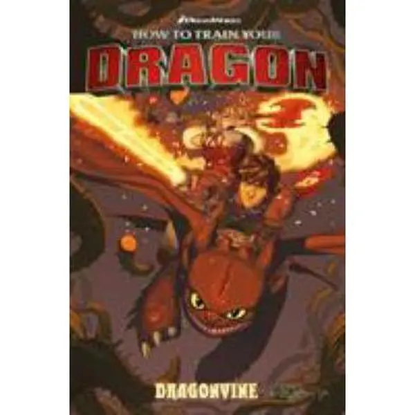 Used Paperback Book - How to Train Your Dragon: Dragonvine by DreamWorks, English Language, for Toothless & Hiccup Fans (School & Educational Office Stationery Supply)