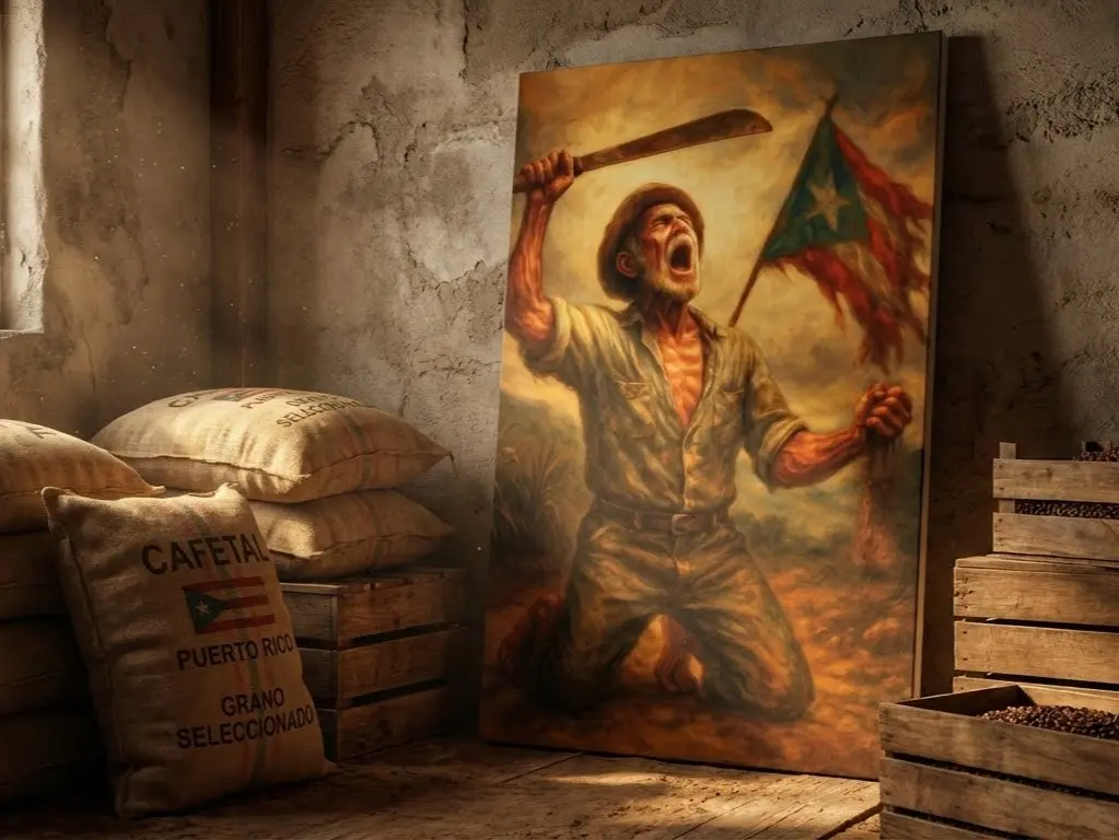 Orgullo, Tierra y Patria – El Grito del Jíbaro | Puerto Rican Heritage Canvas Art