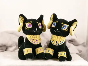Handmade Egyptian Cat (Bastet) Plushie