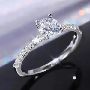 14k gold plated women's engagement, wedding, proposal, romantic date gift