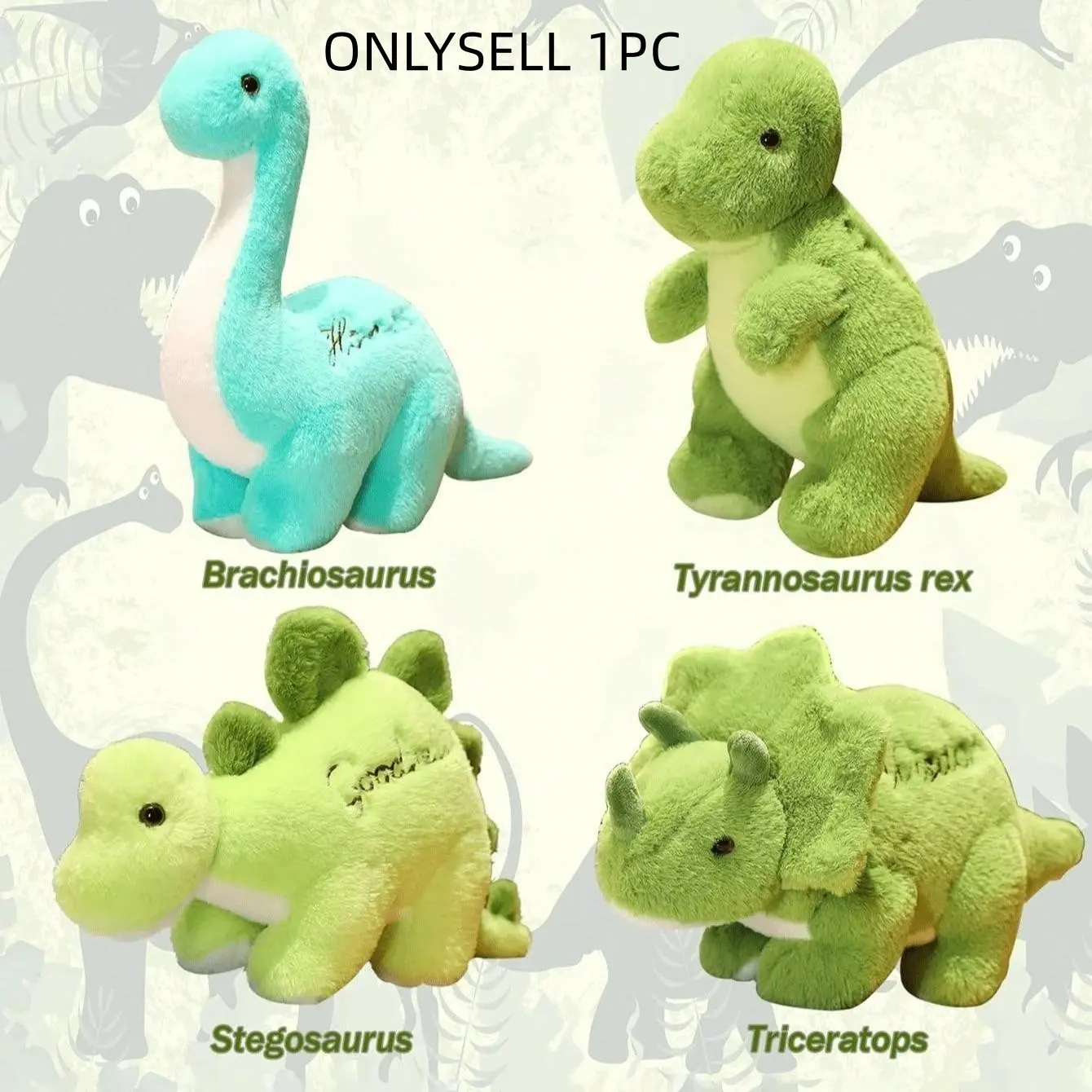 4 Styles Cartoon Dinosaur Design Plush Toys Soft Dino Stuffed Animals Plush Doll Soft Cuddly Gift Kawaii Tyrannosaurus Toys Tanystropheus Plush Triceratops Toy Dolls Cute Gift For Children Boys Birthday Gifts For Kids Theme Party Supply Home Decoration