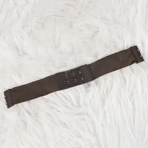 One Pack Dark Brown Elastic Adjustable Keeping Wig in Place Wig Band has been attached to the wig