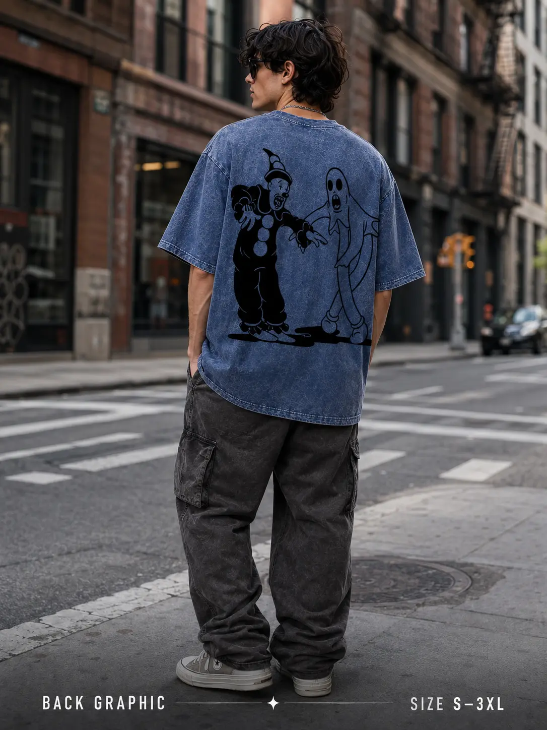 Acid Washed T-Shirt & Sweatshirt (Gildan 18000) Oversized