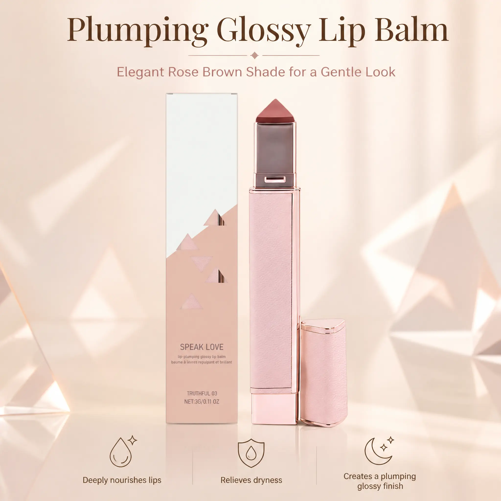 Korean Tinted Lip Balm MLBB – Sheer Pink Brown Hydrating Lip Gloss Balm Plumping Moisturizing Everyday Lip Tint K-Beauty