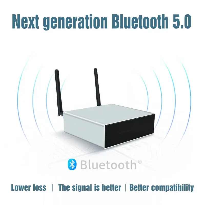 Wireless Multi-Room Streaming Amplifier Home WiFi and Bluetooth-compatible HiFi Stereo digital multiroom amplifier with App