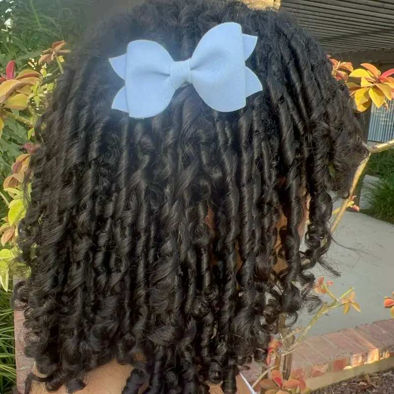 Light Blue Bow - Elegant & Feminine Hair Accessory for Everyday Use Photo Sessions & Special Events Comfortable Styling Tool
