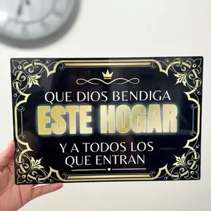 Plata de Metal sublimada / Sublimated metal plate /