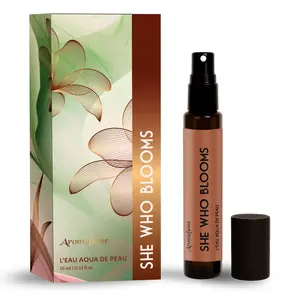 She Who Blooms | 10ml Perfume | Travel Size | Floral, Fresh & Citrusy | Neroli, Jasmine | Alcohol Free, Clean | Eau de Parfum | Luxury Scent | Premium Gifts | Long Lasting Fragrance | Aromafume