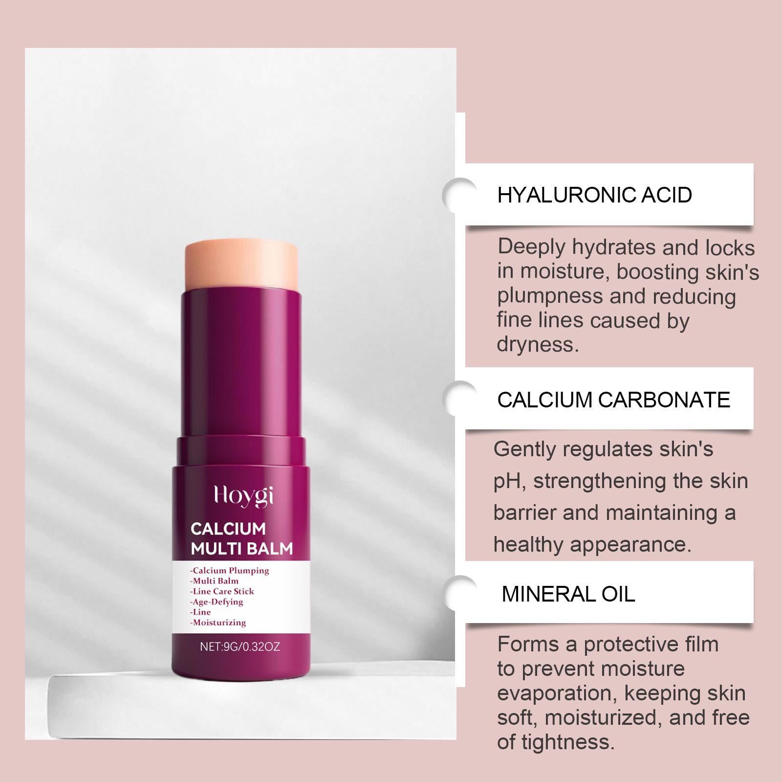 Cemenrete Calcium Volume Multi Balm 9g - Moisturizer, Boosts Collagen, Elasticity, Firmness, Single Item, Lip Moisturizer