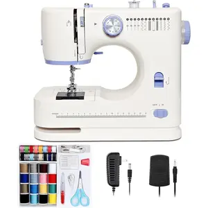 Sewing Machine for Beginners with 12 Built-in Stitches Small Sewing Machines with Accessory Kit, Mini Sewing Machine 2 Speed(High-Low Speeds)