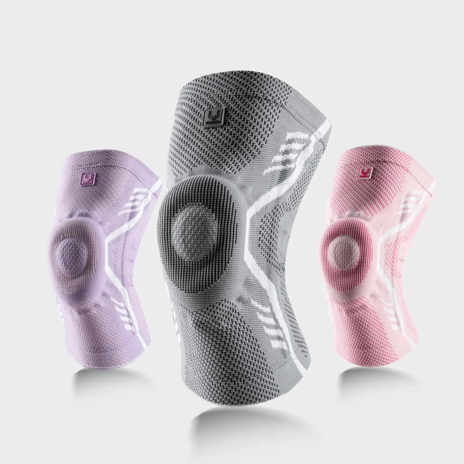Spring-Supported Compression Knee Brace