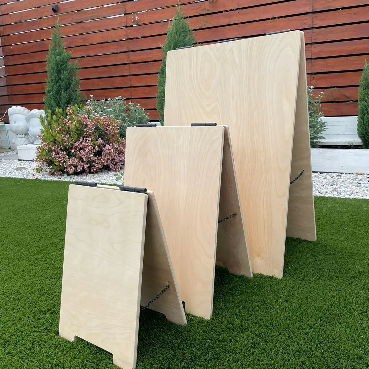 Ngo Creations DIY A-Frame Wood - Sandwich Board - Sidewalk Sign