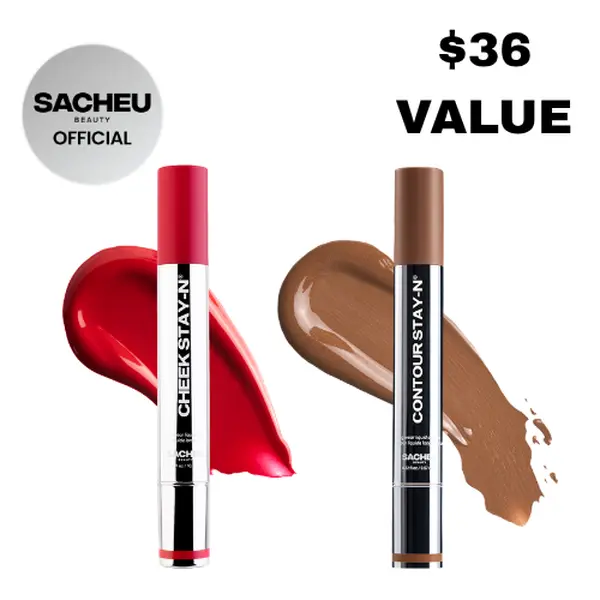 sacheu Build Your Own Sculpt & Blush Duo | Pick Your Contour + Cheek STAY-N Duo | All-Day Waterproof Set sacheu Build Your Own Sculpt & Blush Duo | Pick Your Contour + Cheek STAY-N Duo | All-Day Waterproof Set