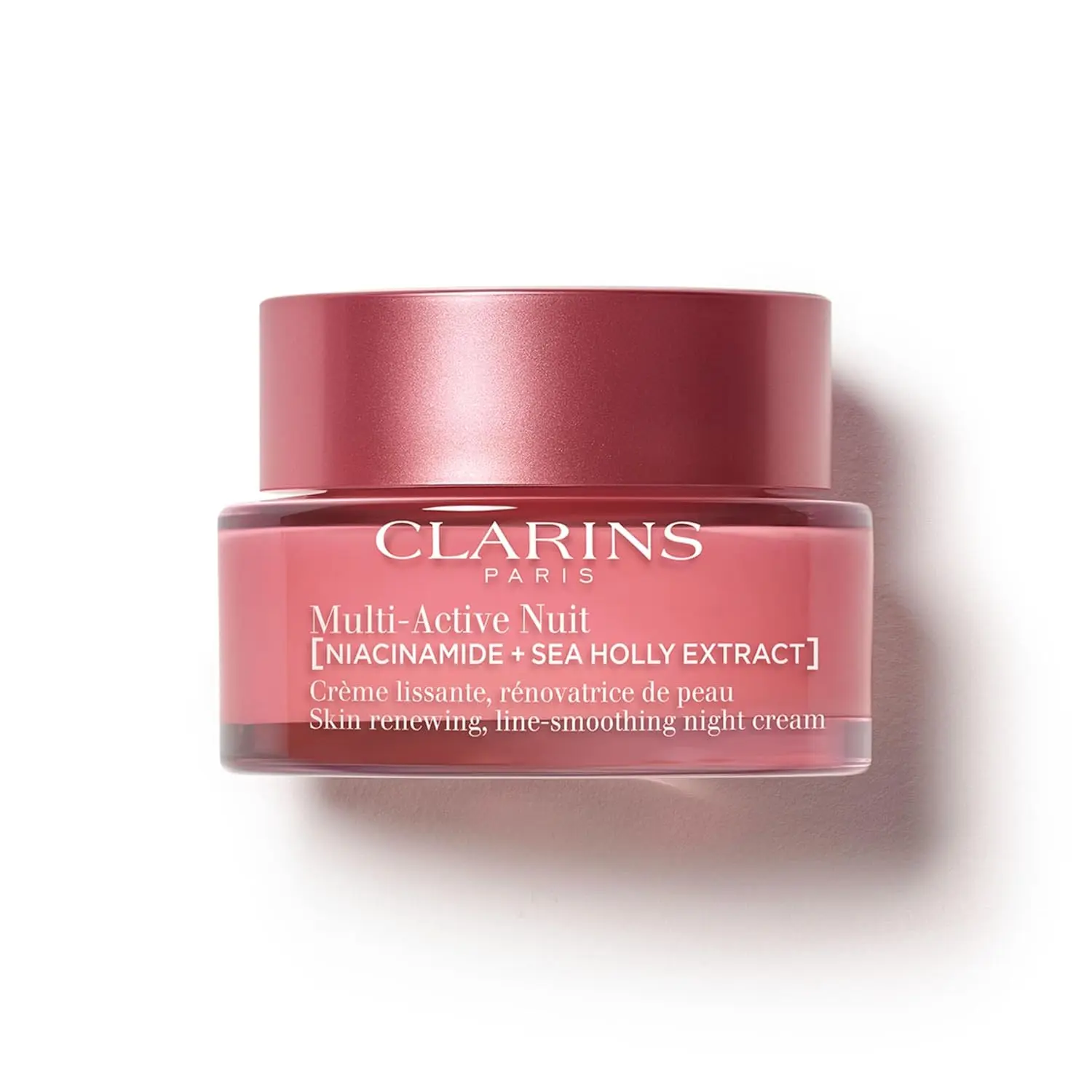 CLARINS Multi-Active Renewing Night Moisturizer with Niacinamide |   Smooth Fine Lines Visibly Tighten Pores Even Tone and Texture Boost Glow Strengthen Moisture Barrier Skin |   1.7 Oz