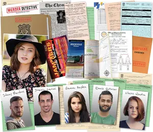 Murder at Park Place - Unsolved Cold Case Files Detective Game with Realistic Case Files, Autopsy Reports, and Interactive Mystery Fun