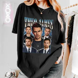 Theo James Vintage Homage Shirt, Retro 90s Theo James Bootleg Shirt, The White Lotus Shirt