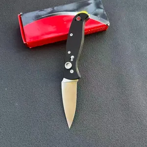 Outdoor Pocket Knife Camping G10 Handle D2 Steel Black Handle Fruit Knife  Fishing Sharp Folding Knife Gift