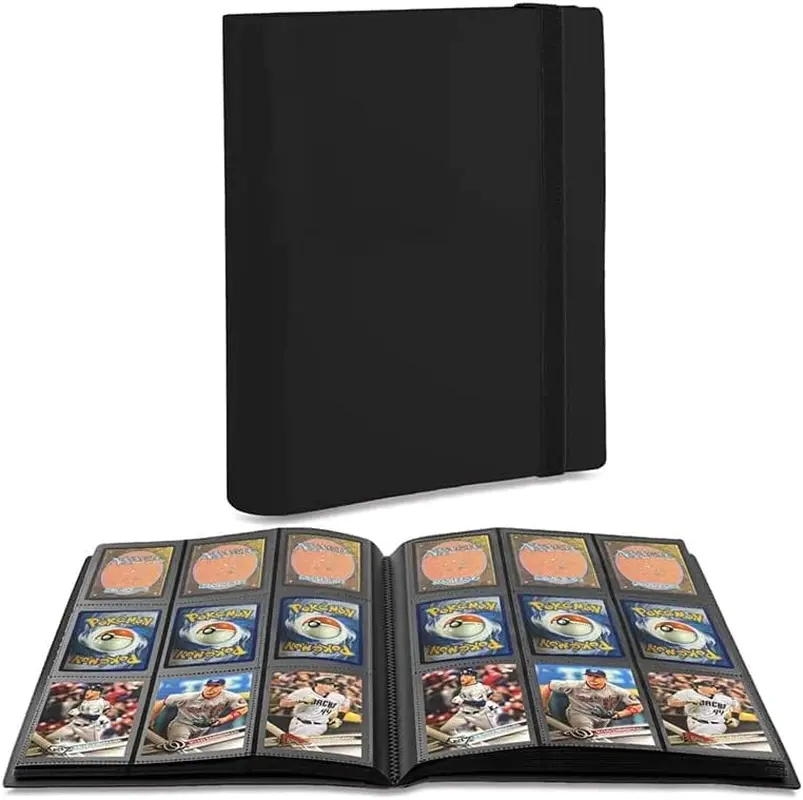 Trading Card Binder Holder, 9-Pocket Sports Card Collector Binder Album for TCG, MTG, Yugioh, Photo Card, Football, Basketball, Hockey and Baseball Cards - 20 Pages, 360 Card Capacity - Black CTPOKO - TikTok Shop Trading Card Binder Holder, 9-Pocket Sports Card Collector Binder Album for TCG, MTG, Yugioh, Photo Card, Football, Basketball, Hockey and Baseball Cards - 20 Pages, 360 Card Capacity - Black CTPOKO - TikTok Shop