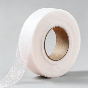 Iron on Hemming Tape Fabric Adhesive No-Sew Double Sided Hem Tape for Pants,Clothes,Dress,Curtains