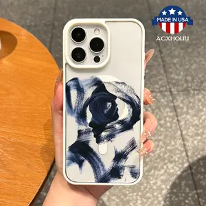 Premium Magnetic Smartphone Protector Case for iPhone 11/12/13/14/15/16 Pro Max, Aesthetic Abstract Human Silhouette, MagSafe Ready, Anti-Fall, Ultra-Thin, Ideal Cellphone Accessories for Everyday Use, Handheld