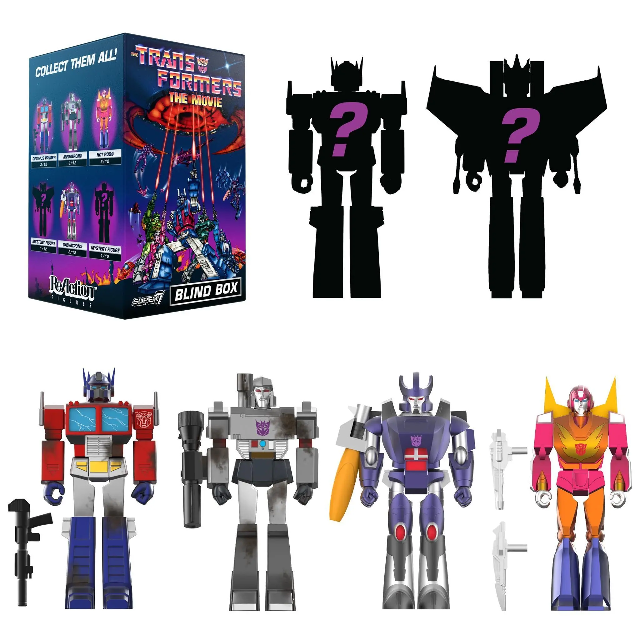 Transformers ReAction Blind Box Wave 06 (The Movie) - Individual Blind Box Transformers ReAction Blind Box Wave 06 (The Movie) - Individual Blind Box