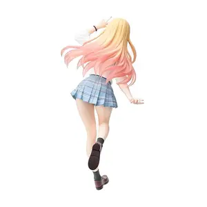 Original My Dress Up Darling Kitagawa Marin Figure School Uniform Dress Up Standing Model Toys Gifts Action Figure for Kids PVC