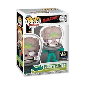 Mars Attacks Martian Soldier Funko Pop! Vinyl Figure #1877 - Specialty Series COMMON