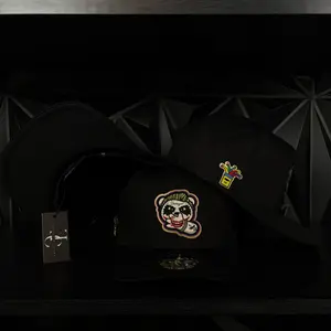 Joker bear SnapBack hat-black