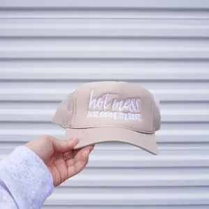 Hot Mess Just Doing My Best Foam Trucker Hat