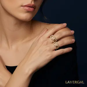 LG106 Celestial Rope Ring hand made fashion jewelery