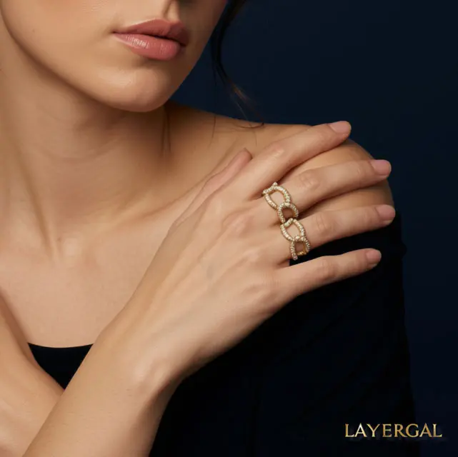 LG106 Celestial Rope Ring hand made fashion jewelery