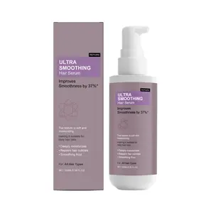 Ultra Smoothing Hair Serum Powered By Carbohydrate Complex & Niacinamide | Serum for Smooth & Shiny Hair | For Dry & Frizzy Hair | Women & Men | 100 ml